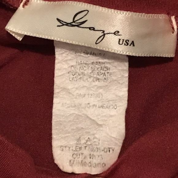 Sage Rust Twist Front Shirt - Picture 3 of 3